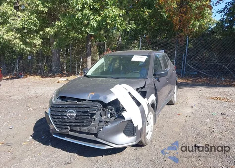 2024 Nissan Kicks S Xtronic Cvt z USA, uszkodzony, nr VIN 3N1CP5BV9RL592919